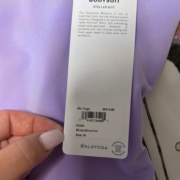 ALO Yoga Violet Bodysuit - Picture 2 of 5